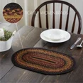 thumbnail image 3 of Placemat Heritage Farms Jute Primitive 10X15 Oval Braided Table Decor Vhc Brands, 3 of 6