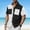 (Casual 50)Black, variant on Men Casual Shirts Summer Short Sleeve Shirt Fashion Print Turndown Collar Colorblock Pocket Button Down Loose Tops Tee