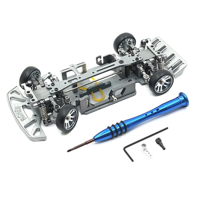 Bewildely 1/28 RC Car Metal Upgrade marco modificado conjunto de montaje de vehículo accesorios reemplazo para WLtoys 284131 K969 K979 K989 K999 Kits de construcción modelo tipo 5
