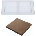 thumbnail image 3 of Chocolate World CF0811 Polycarbonate Chocolate Mold with 2 Smooth-Square-Tablet Cavities, Each 100mm x 100mm x 8.5mm High, 3 of 7