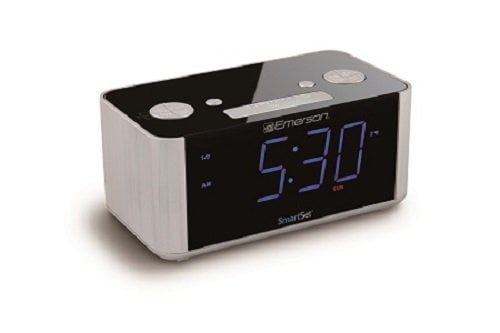 Emerson Smartset Radio Alarm Clock Led Cks1708 Walmart Com Walmart Com