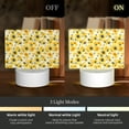 thumbnail image 3 of Fotbe Blue Floral Sunflower Pattern Acrylic Night Light Gift with 3 Color ModesTouch-Sensitive LED Lamp Perfect Gift for Mother's Day, Birthday, or Christmas, 3 of 9