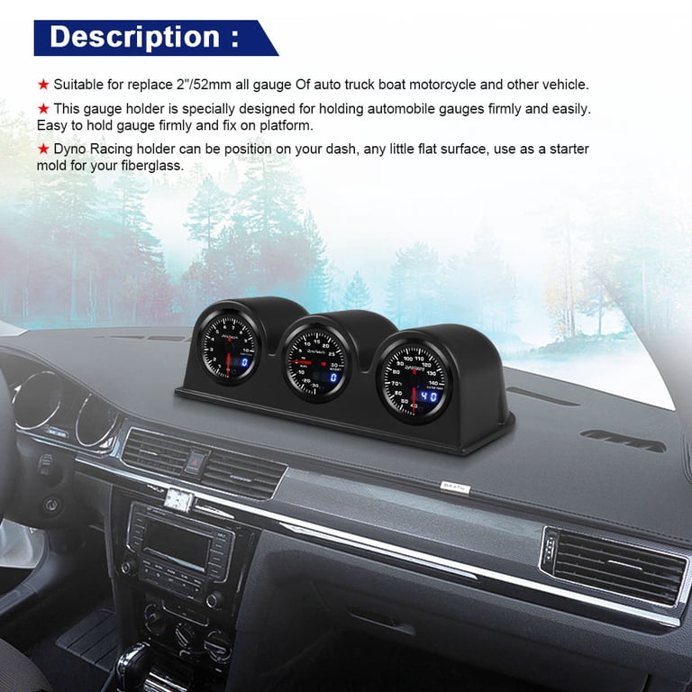 52Mm 2'' Universal Car Duty Gauge Meter Dash Mount Pod Holder Cup Bracket acquista in modo economico - spedizione gratuita, recensioni reali con foto