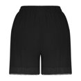 thumbnail image 3 of Vedolay High Waisted Shorts for Women Women's Gothic Shorts Punk Dance Black Irregular Short Pants High Waist Slim Bodycon Bandage Shorts,Black L, 3 of 5