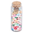 thumbnail image 2 of 100 cápsulas con mensaje en frasco de vidrio, pastillas de colores variados, papel en blanco, cartas con mensaje de deseos., 2 of 14