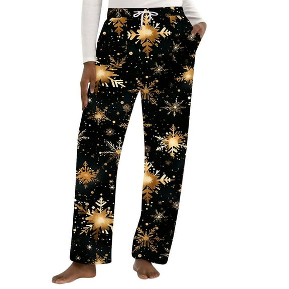 Censtreet Womens Christmas Pajama Pants Loungewear for Women Fall Winter Pajama Bottoms Soft Lounge Pj Pants Sleepwear