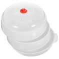 thumbnail image 3 of Microwave Steamer Double-layer Vegetable Steamer Kitchen Cooking Microwave Steamer, 3 of 9