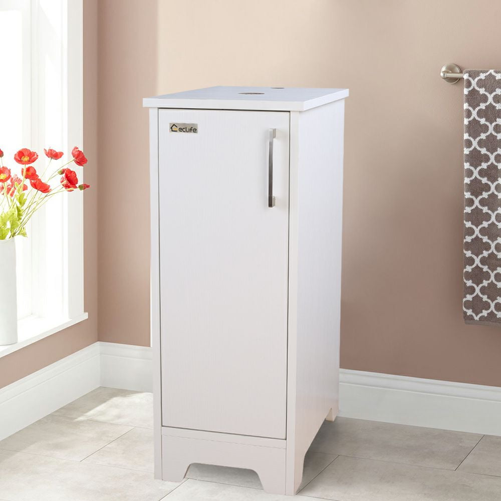 Bathroom Vanity with 3 Height Adjustable Shelf and Zinc Alloy Handle, BTB08W, 20" x 13" x 32