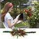 thumbnail image 5 of Xihbxyly Despacho de Almacén Caja Abierta Corona de Buzón 31,5 Pulgadas Corona de Buzón de Navidad Artificial Decoración de Iluminación Led para El Hogar, 5 of 6