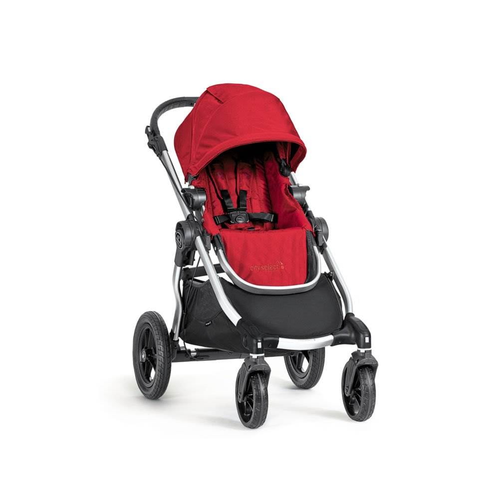 Baby Jogger City Select Lightweight Folding Compact Customizable Stroller, Ruby - Walmart.com