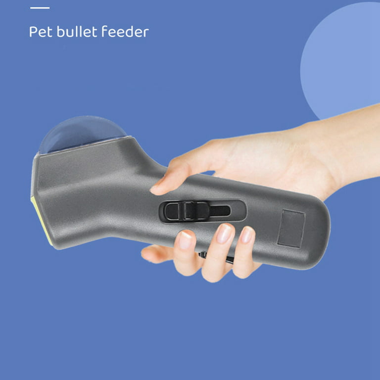 Dog Treat Launcher Dog Food Catapult Squeeze the Spring Action