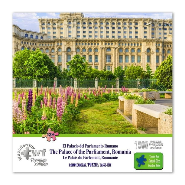 Rompecabezas Wuundentoy El Palacio del Parlamento Rumano Premium Edition 1500 Piezas