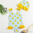 thumbnail image 7 of MEZZALL Summer Girls Swimsuit Floral Print Bikini Style Bathing Suit For Toddler Kids Beach Pool Party Brazilian With Cartoon / Flower Print Beachwear, 7 of 7