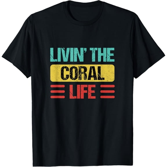 men and women can wear,Coral Name T-Shirt