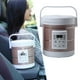 thumbnail image 3 of jifeng 1.6L Electric Rice Cooker for Car Porridge Food Container Heating Lunch Box Gold, 3 of 9