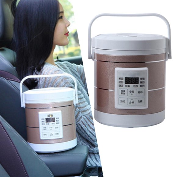 Olla Eléctrica Portátil perfecl de 12V 24V 180W 1.6L para coches