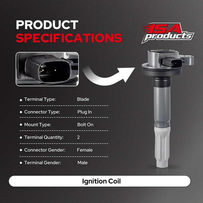 Set of 8 ISA Ignition Coil Pack 2011-2014 F-150 FX2 V8	5.0L Replacement for C1802 UF622 DG542 BR3Z12029A 5C1859