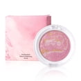 thumbnail image 4 of Giftesty 3.5g Pearl Glow Marble Blush, Tricolor Blooming Cheek Makeup, 4 of 4