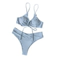 thumbnail image 6 of Babysbule Fashion Swimsuits for Women Fashion Women's Split Casual Cute Backless Split Beach Bikinis Set Swimsuit, 6 of 6