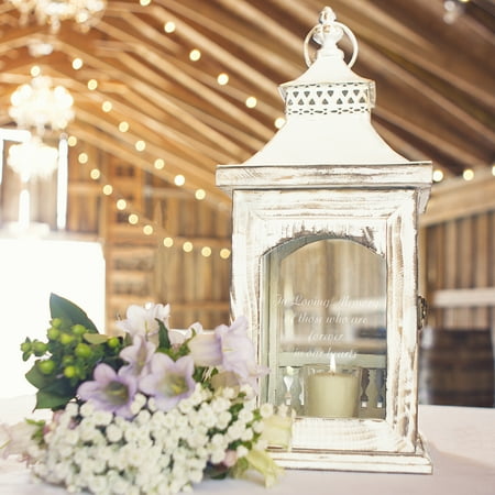 Personalized Rustic Memorial Lantern