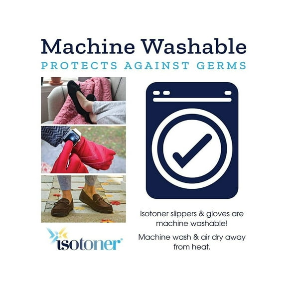 isotoner Satin Women's Ballerina Slippers Color: Navy Blue Size: LARGE