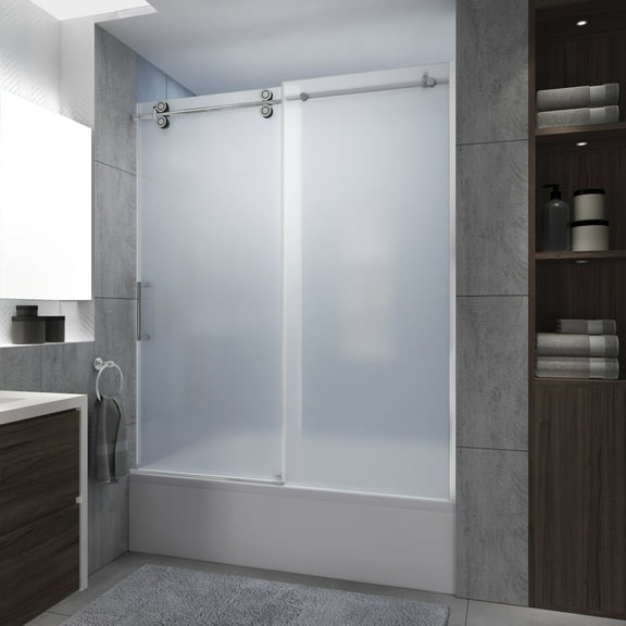 Aston Tdr978fruw.Uc-6070 Langham Xl 70" High X 60" Wide Sliding Frameless Tub Door -