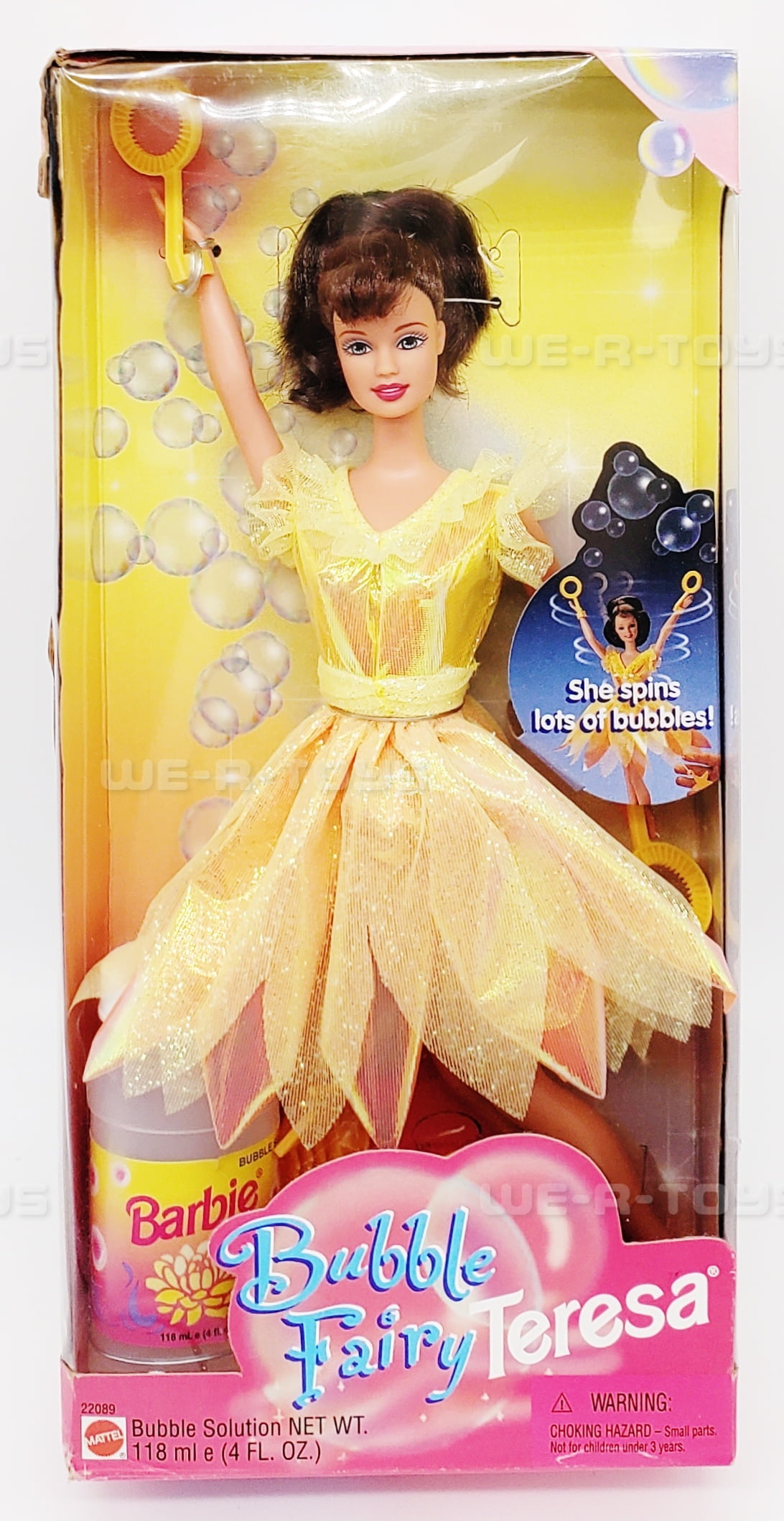 stavelse dato Disciplin Barbie Bubble Fairy Teresa Doll Mattel 1998 #22089 NEW - Walmart.com