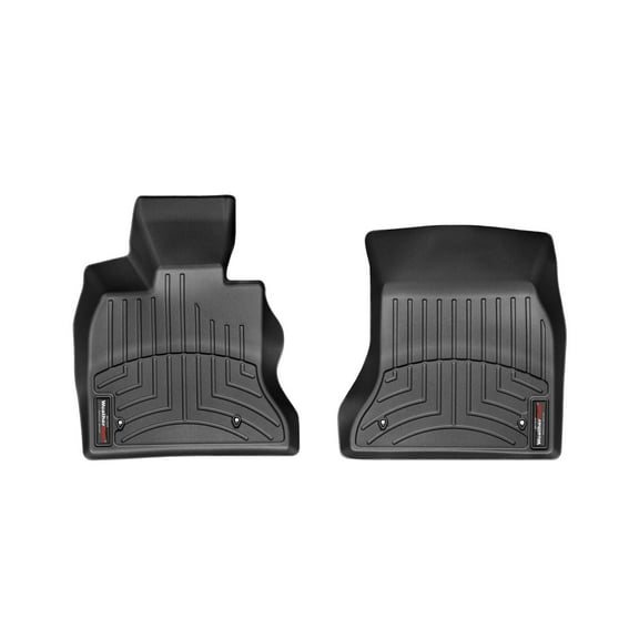WeatherTech Custom Fit FloorLiners compatible with 2014-2017 BMW 5-Series Gran Turismo - 1st Row (Driver & Passenger), Black