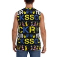 thumbnail image 4 of Pofeuu Rock Your Socks Print Men's Muscle T-Shirt, Sleeveless, Muscle Tank, Classic Muscle Tee Top For Men Casual Sleeveless Muscle T-Shirt Trendy Clothes-X-Large, 4 of 7