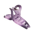 thumbnail image 3 of Pinzas para el pelo mate de moda, pinzas decorativas para peinar el cabello, pasador para la mandíbula, abrazadera, color morado claro, 3 of 8