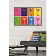thumbnail image 2 of Martini Cocktails Wall Poster, 22.375" x 34", Framed, 2 of 3