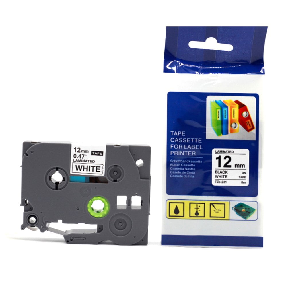 TZe-631 TZ-631 Compatible for Brother P-touch Label Tape Laminated 12mm 4pk 