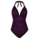thumbnail image 5 of MKLEKYY Trajes De Baño Dama Womens Bikini Piece Swimsuit Solid Colour Backless Fashion Sexy Swimsuit, 5 of 5