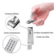 thumbnail image 2 of Kit de Manicure Profesional LAB.G Negro Plata 23 En 1, 2 of 4