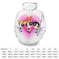 thumbnail image 2 of The Powerpuff Girls Unisex Sweatshirts Loose Pullover Sweater Hooded Hoodie 3D Printing Jacket Winter Fall Clothes 4XL, 2 of 7