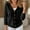 Black2, variant on -Fall Winter Button Down Cardigan, Casual Comfortable Commute Solid Color Top, Loose Fit Knit Sweater Cardigan for Women(Black,M)