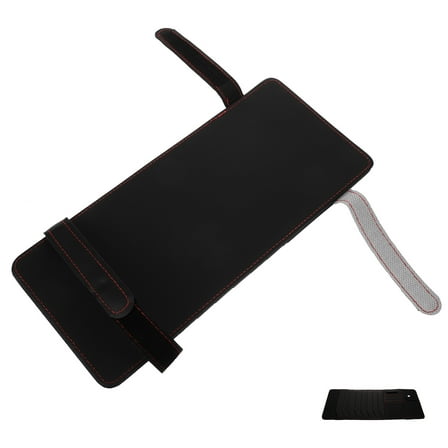 CATIEBYE Black Fabric Cd Holder for Car Visor Organizer Portable and Sturdy for Small Items Storage