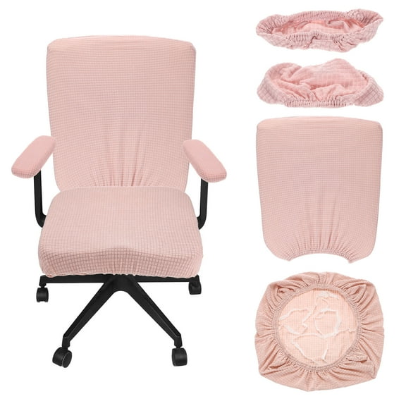 Office Chair Covers, 38-55cm Stretchable Computer Chair Slipcover, Pink