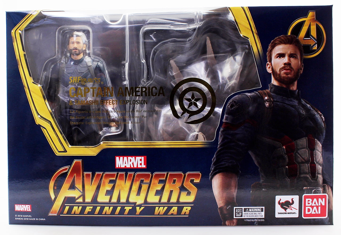 Marvel Avengers Captain America S.H.Figuarts Action Figure Collection Toys Gift