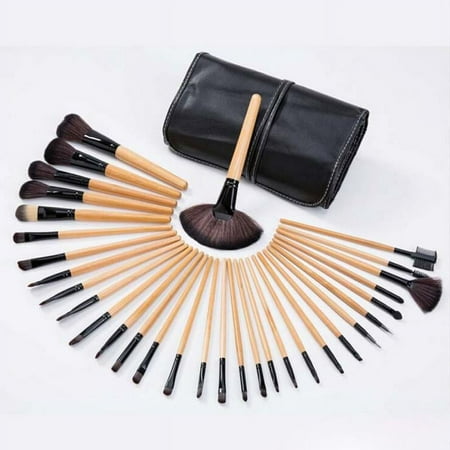 HSMQHJWE Makeup Fashion Fair Bag Kit+Pouch Eyebrow Set Makeup Cosmetic Shadow 32pcs Brush Soft Brush Butter Brushes