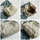 thumbnail image 5 of Bolso de mano acolchado para mujer, bolso de mano tipo hobo, ligero, con relleno, de nailon, tipo bandolera, 5 of 6