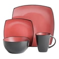 thumbnail image 2 of Vajilla Gibson Soho Roja Mate con Negro 16pz, 2 of 4