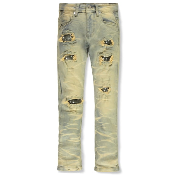 FWRD Boys' Bling Rip Slim Jeans Color: tint Size: 14