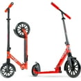 thumbnail image 1 of Madd Gear Metro 250- Black/Red Folding Commuter Scooter with Adjustable Bar, 1 of 7