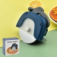 thumbnail image 3 of Boreal Craft Pizza Cutter Circular Saw Stainless Steel Pizza Wheel Round Pizza With Ergonomic Handle Handheld Pizza Cutter Wheel For Pizza Cutting Apartment Must Haves Kitchen Must Haves Kitchen, 3 of 7