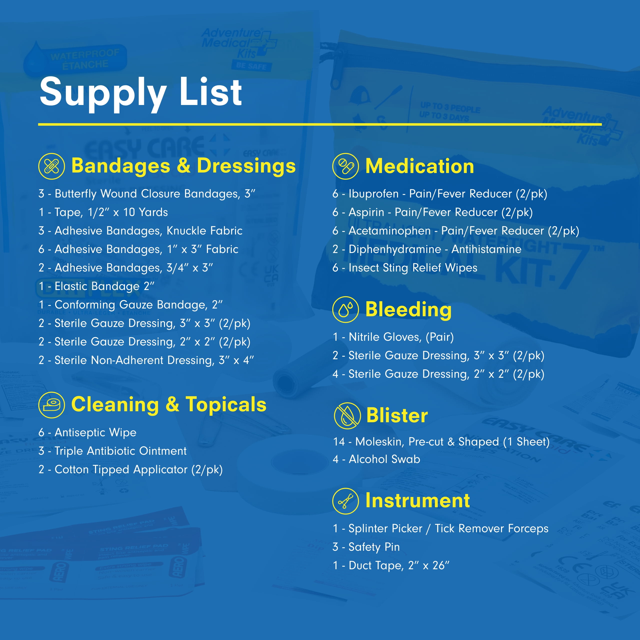 Adventure Medical Kits Ultralight/Watertight Medical Kit .7