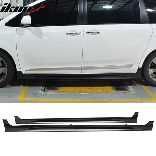 Compatible With 11 20 Toyota Sienna Se Only Mp Style Side Skirts Rocker Panels Abs Walmart Com Walmart Com