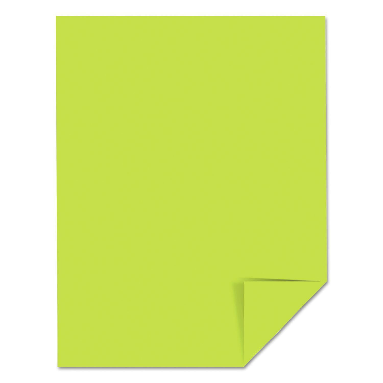 Astrobrights Colored Cardstock, 8.5" x 11", 65 lb/176 gsm, 250 Sheets-Vulcan Green