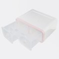 thumbnail image 3 of Caja de almacenamiento de Plástico perfecl A Prueba de Polvo Para Calcetines con divisor rosado, 3 of 8
