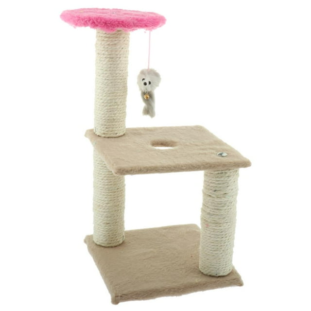 1 Set Gato De Juguete Robusto Club Mascotas Gato Árbol Gato Muebles Actividad Torre Mascota Jugar Con Los Mensajes Yinane Juguete de animal doméstico